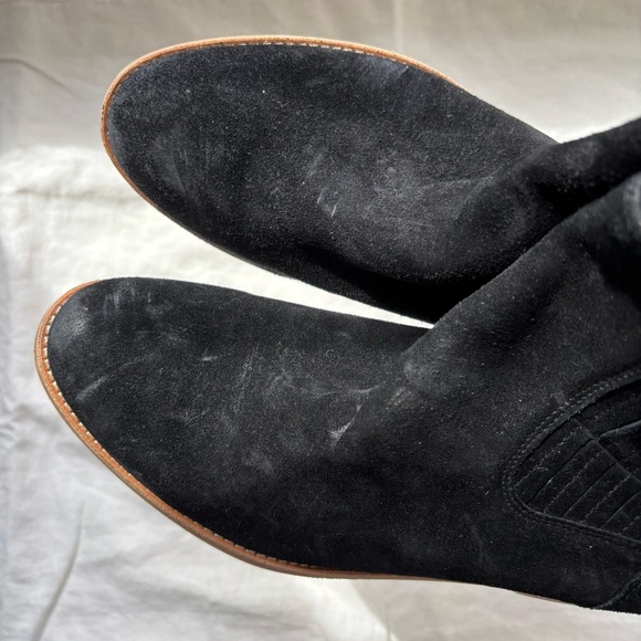 Paul green Sante Zip Up Western Suede Ankle Boots Sz 5.5/US8 - Picture 5 of 6